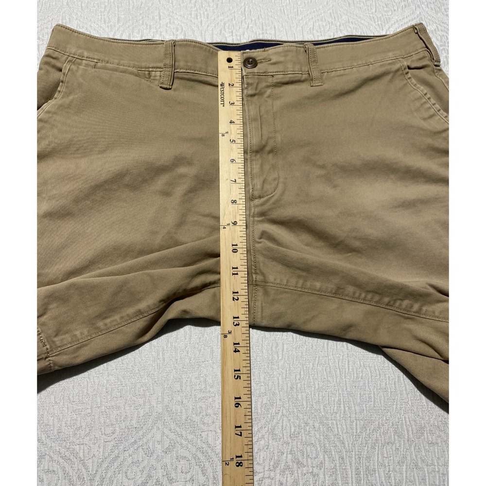 Sonoma Goods For Life Mens Flexwear Khaki Chino Shorts Tan Size 38 Stretch - Picture 4 of 9
